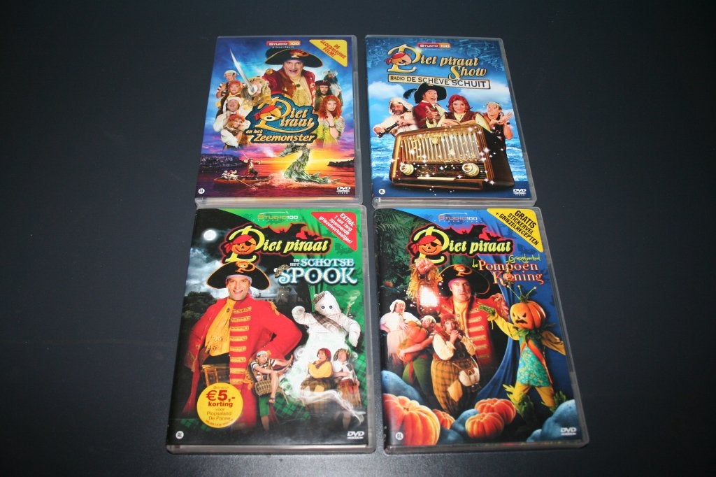 dvd's van Piet Piraat, Avontuur, Gebruikt, Alle leeftijden, Ophalen of Verzenden