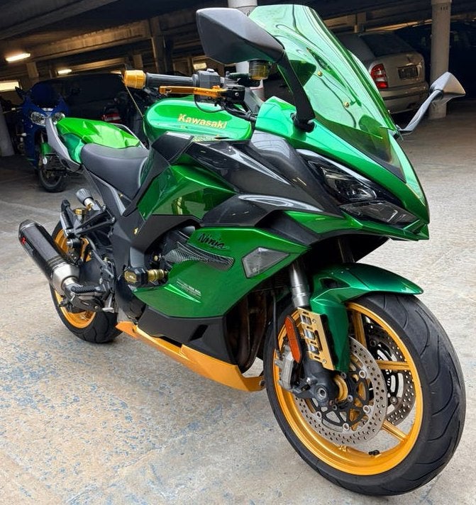 Zeer unieke sport touring ninja 1000 SX met veel mods!, Motoren, Motoren | Kawasaki, 1098 cc, Occasion, 4 cilinders, Motorrijbewijs A