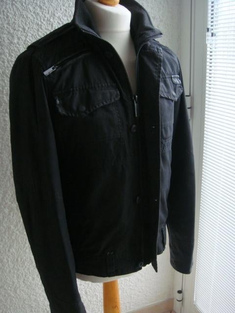 Veste blouson noir. Marque "Jack & Jones" taille M, Kleding | Heren, Jassen | Winter, Zwart, Jack&Jones, Gedragen, Verzenden