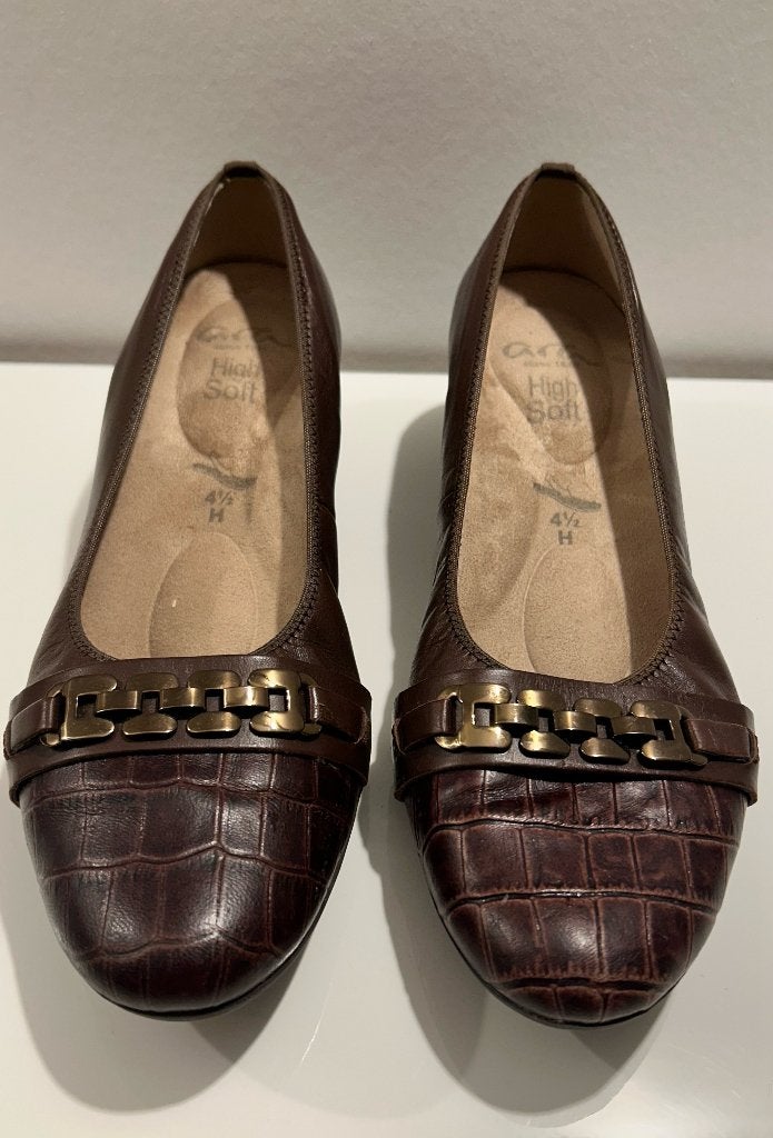 Ara bruine pumps (maat 37,5), Pumps, Bruin, Ophalen of Verzenden, Zo goed als nieuw