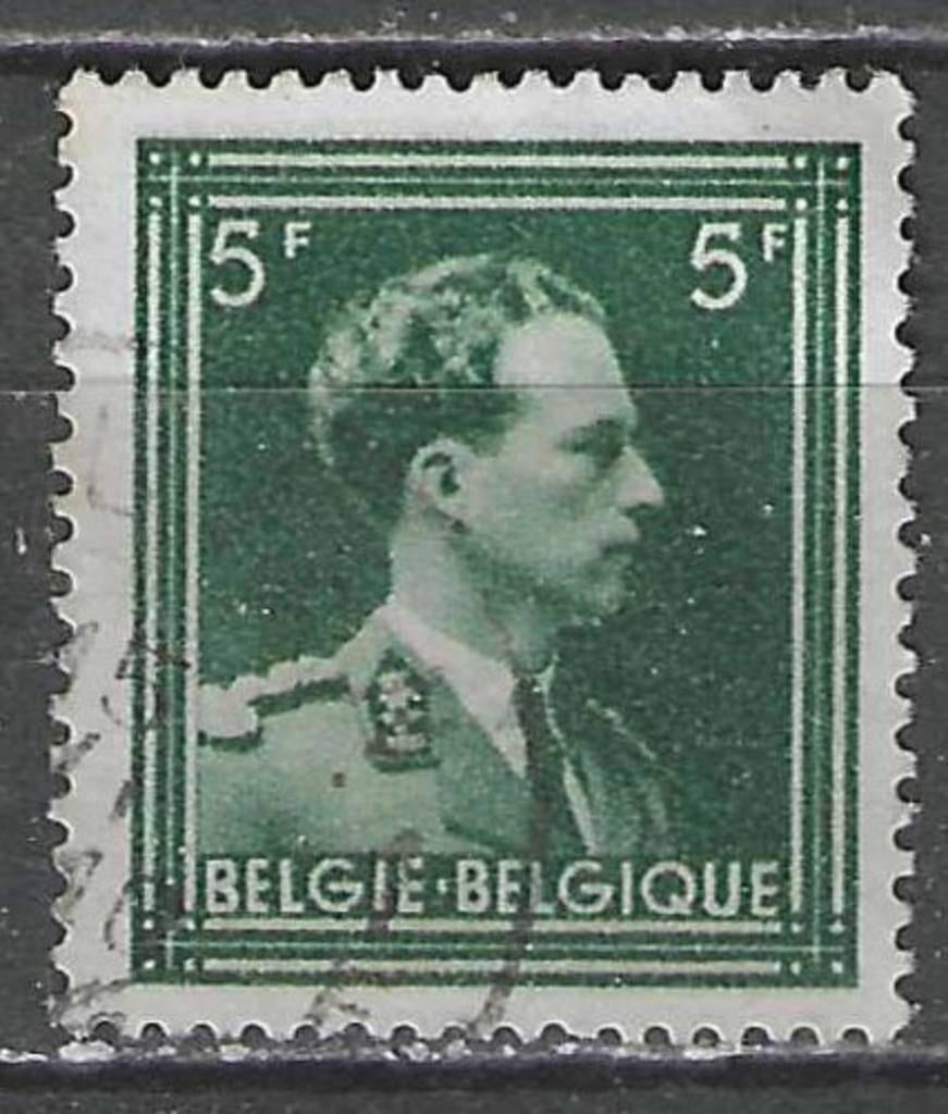 Belgique 1943 - Yvert/OBP 646 - Roi Léopold III (ST), Envoi, Affranchi, Oblitéré, Maison royale