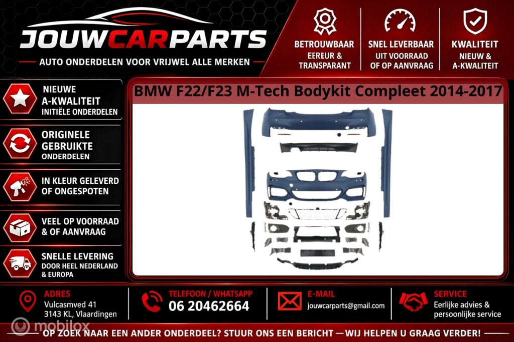 BMW F22/F23 M-Tech Bodykit Compleet 2014-2017, Nieuw, Ophalen of Verzenden, BMW, Bodykit (compleet)