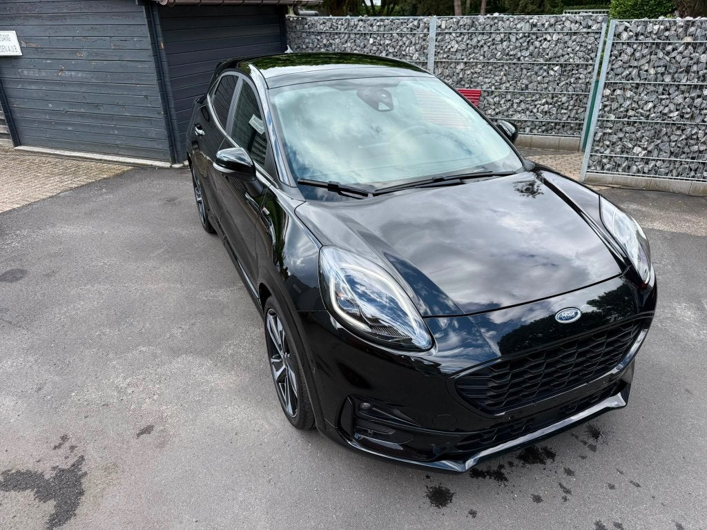 Ford Puma ST Line X, Auto's, Ford, Puma, Leder en Stof, Zwart, Bedrijf