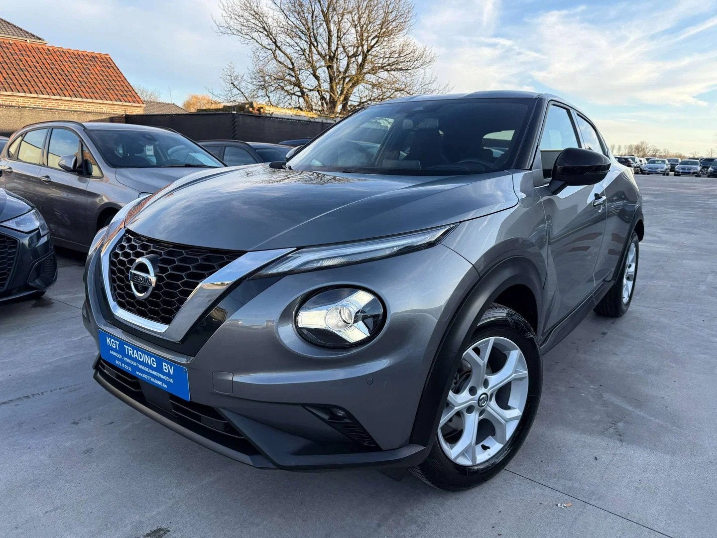 Nissan Juke 1.0i 117PK FULL LED 360 CAMERA CARPLAY BLUETOOTH, Argent ou Gris, Achat, Euro 6, Entreprise