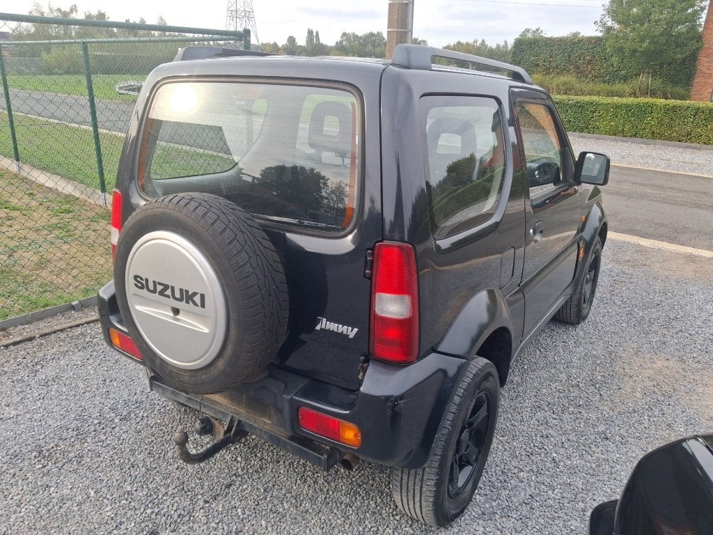 suzuki jimny #4x4# lichtevracht !!bj 2006!! airco gekeurd, Auto's, Stof, Zwart, Bedrijf, Handgeschakeld
