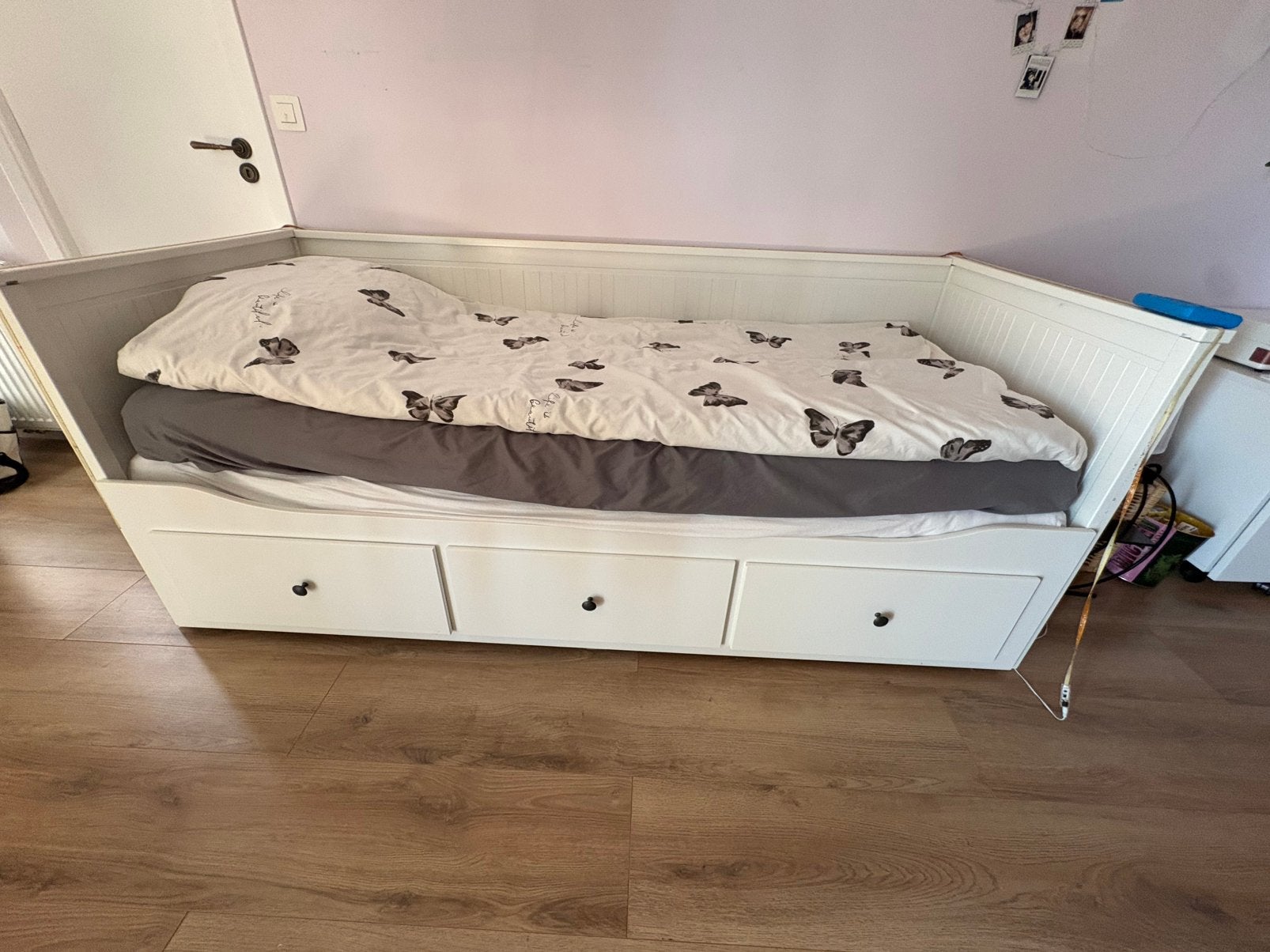Hemnes lit banquette 80x200, Enlèvement, Utilisé, Matelas