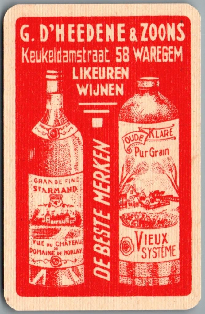 speelkaart - LK14551 - D'Heedene (adres), Verzamelen, Speelkaarten, Jokers en Kwartetten, Zo goed als nieuw, Speelkaart(en), Verzenden