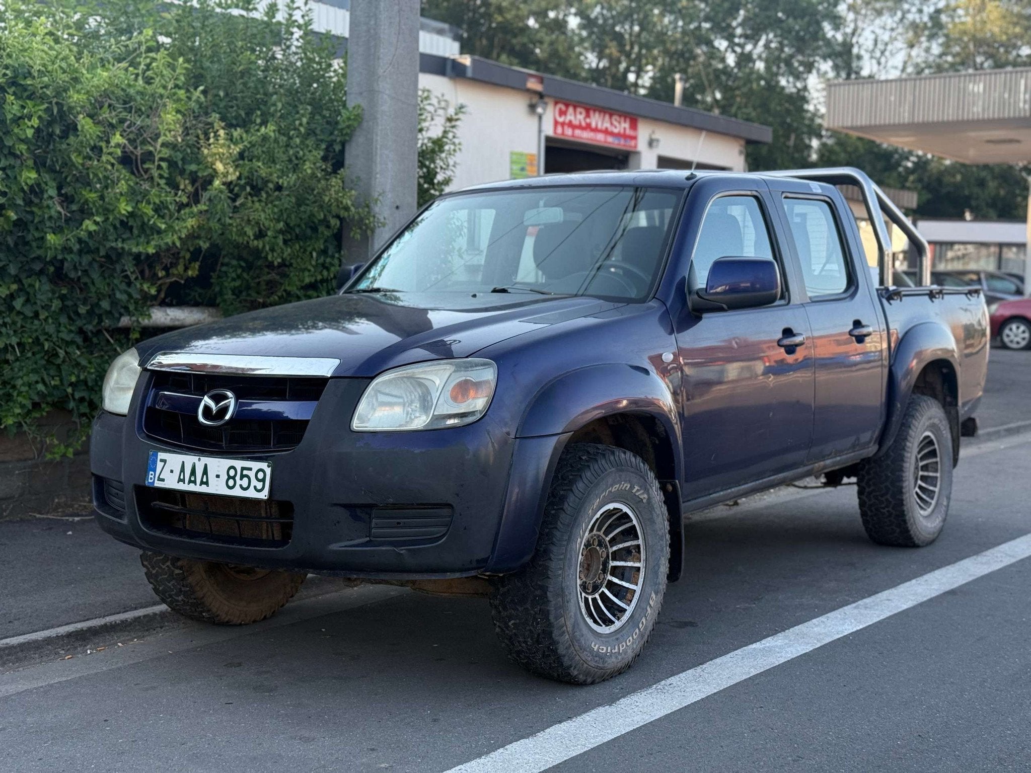 Mazda BT-50 2.5 Turbo CDVi 16v 4WD Active (bj 2007), Auto's, Mazda, Stof, Gebruikt, Blauw, Vierwielaandrijving