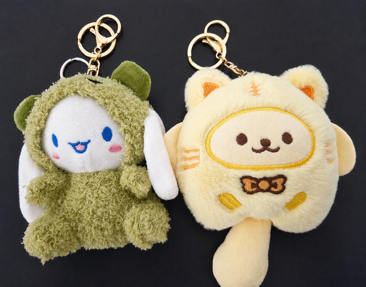 Lot de 2 porte-clés peluches Sanrio – Cinnamoroll Bear Serie, Enlèvement ou Envoi