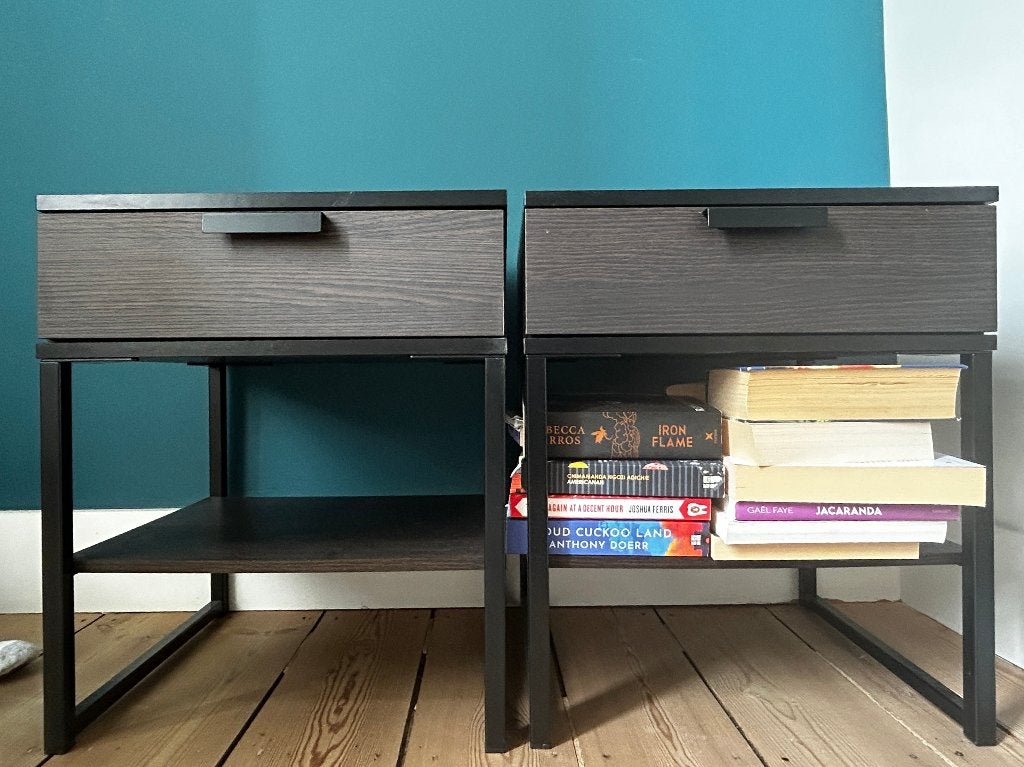 Paire de tables de nuit Trysil IKEA, Ophalen, Zo goed als nieuw, Hout