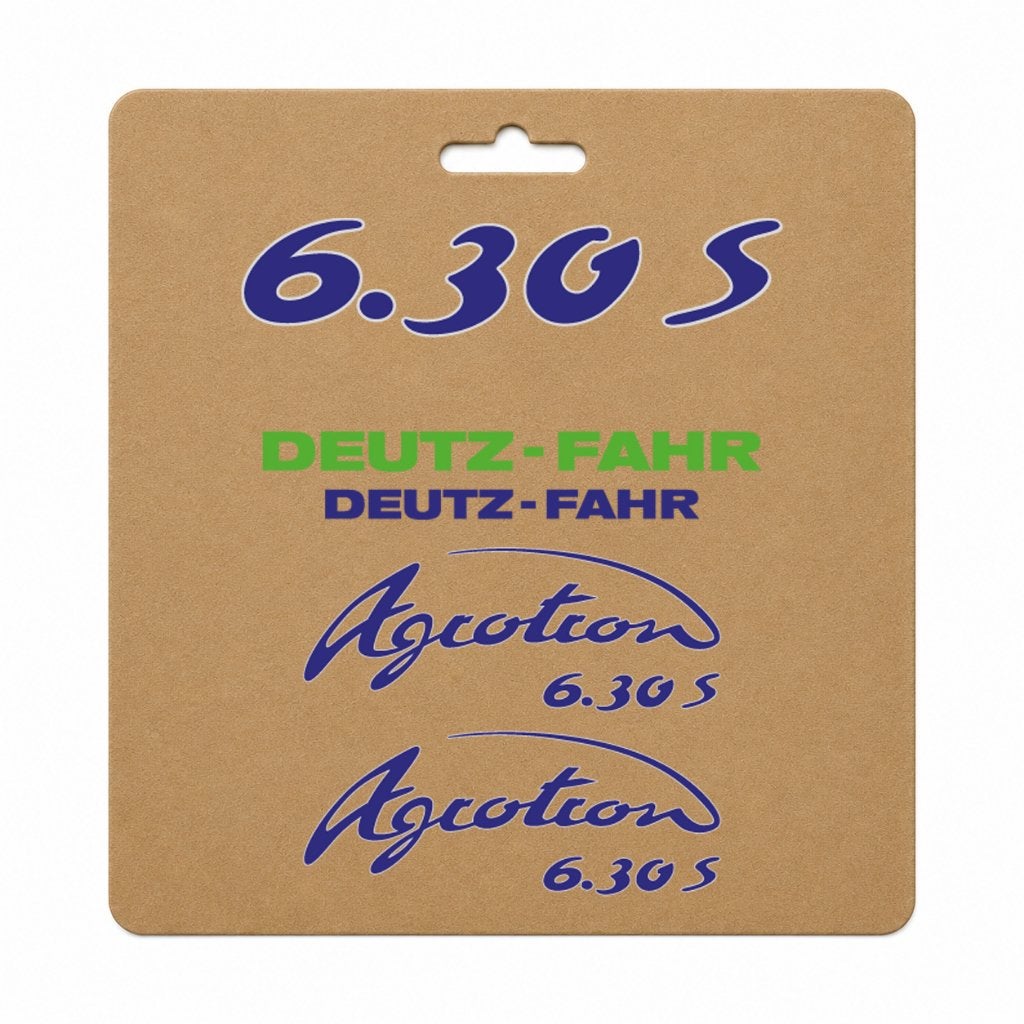 Autocollants de rechange Deutz Agrotron 6.30 - 6.45, Envoi