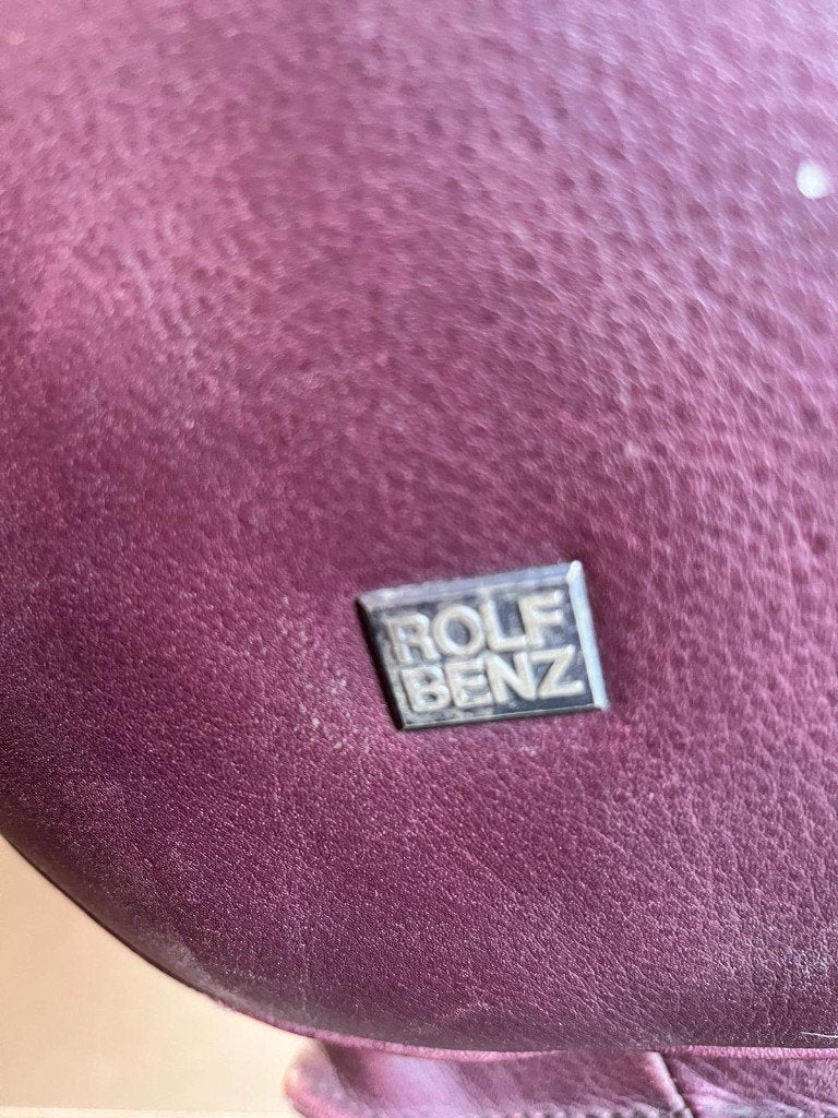 Aubergine zetel van Rolf Benz, Ophalen, Gebruikt, 150 tot 200 cm, Tweepersoons