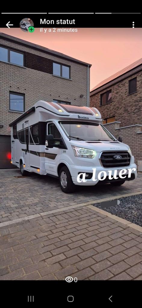 A LOUER BENIMAR COCOON 463 2026 5 PLACES ET 5 COUCHAGES, Particulier, Automatique, Essence