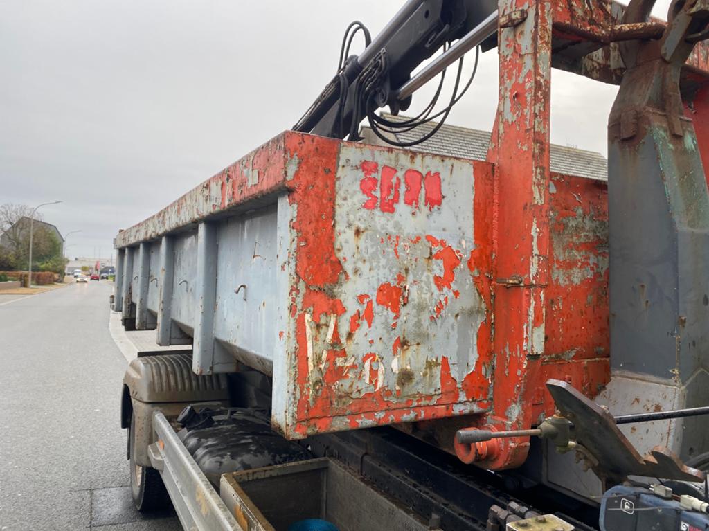 Container 5 meter lang, Ophalen