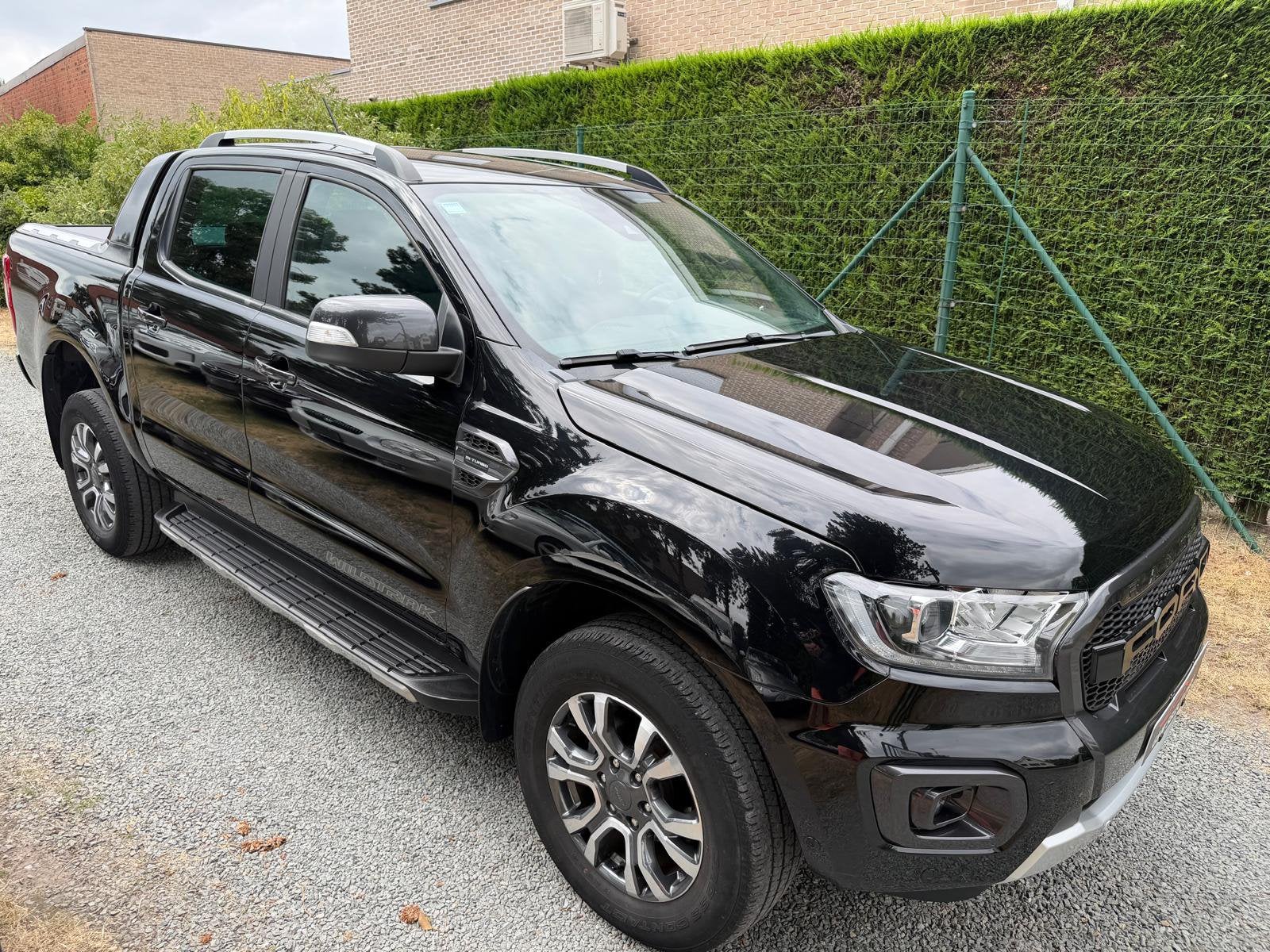 Ford Ranger 2.0 Bi-Turbo*Wildtrack*213PK*Btw*Leder*cam*enz., Auto's, Automaat, Zwart, Leder, Bedrijf