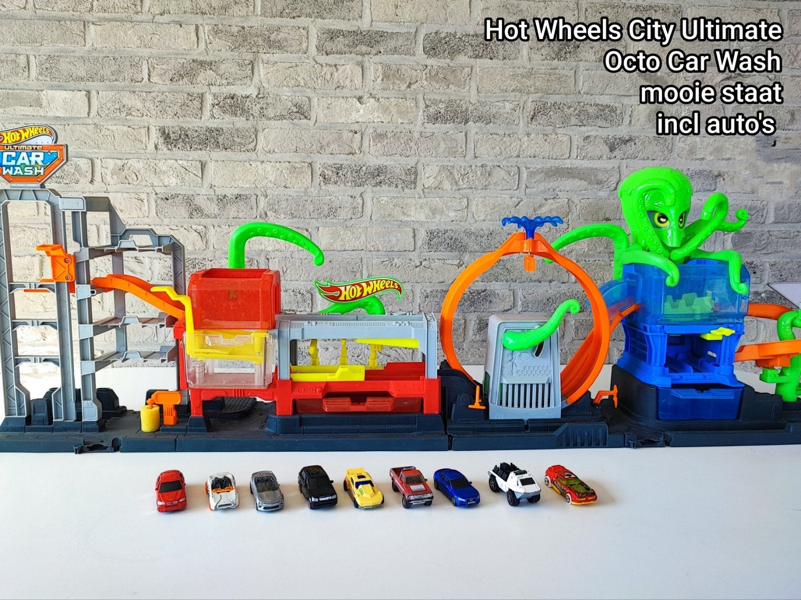 hotwheels octo carwash, Enlèvement