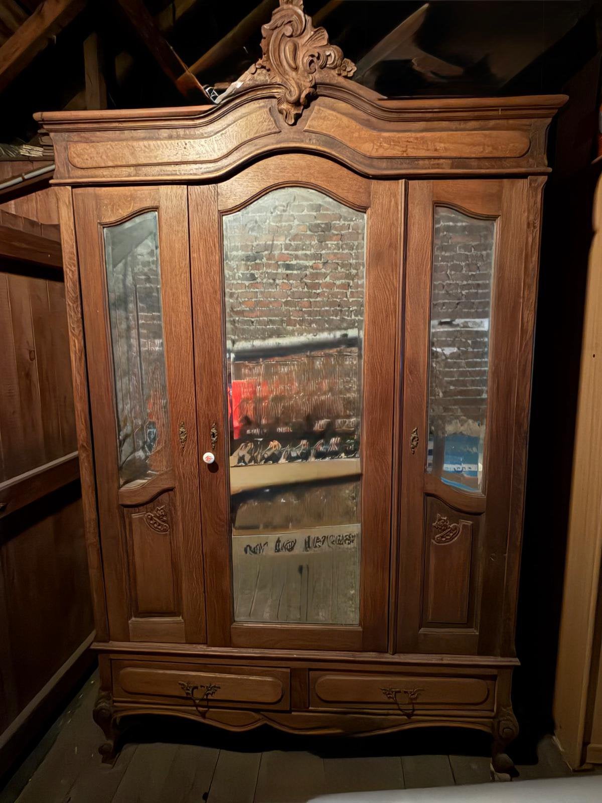 Armoire en vieux bois, Antiquités & Art, Enlèvement