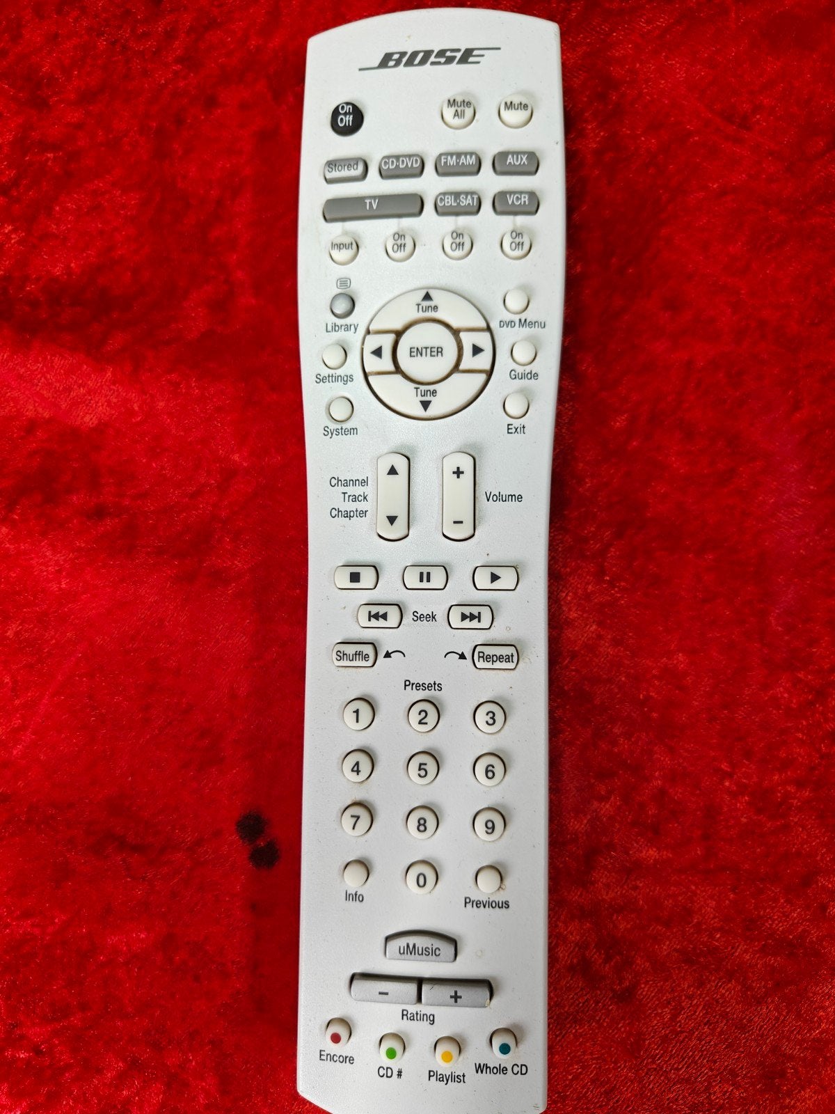 Bose Lifestyle afstandsbediening RC38T1-40 -RC48T1-40, Audio, Tv en Foto, Home Cinema-sets, Ophalen of Verzenden