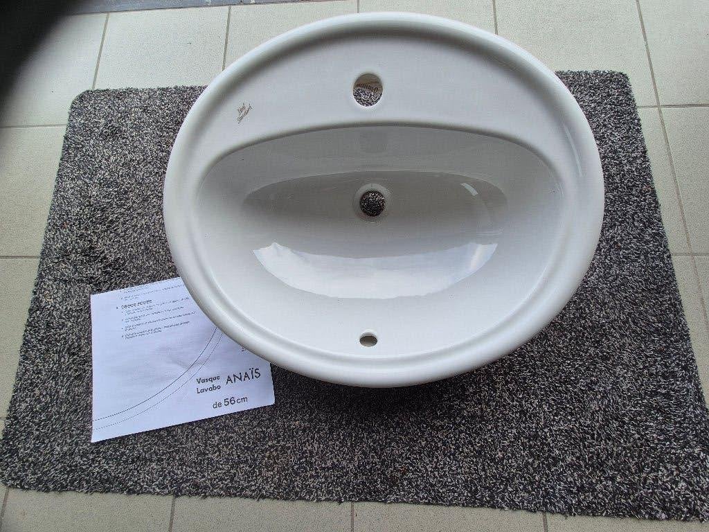 Lavabo Ideal Standard ovaal, Ophalen, Nieuw, Steen, Wastafel