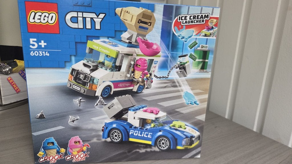 LEGO City 60314 Ijswagen politie achtervolging, Ophalen of Verzenden, Nieuw, Lego, City