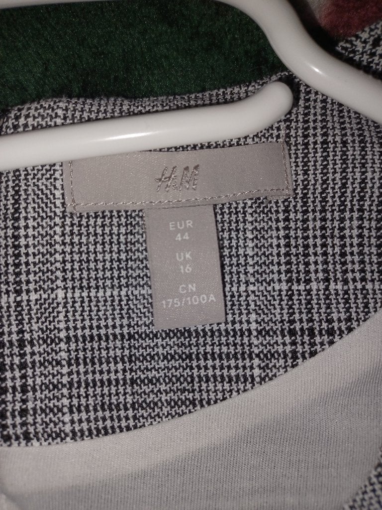 Kleedje maat 44 van h&m, Taille 42/44 (L), H&M, Gris, Au-dessus du genou