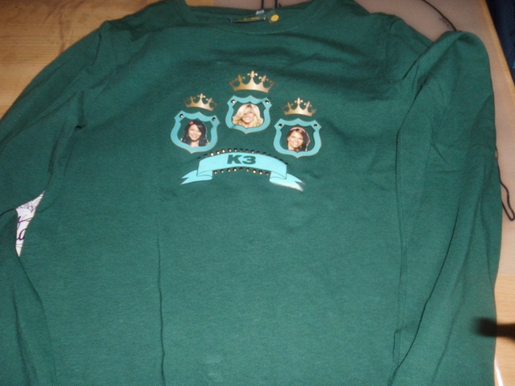 groene t-shirt K3 134, Enlèvement ou Envoi, Chemise ou À manches longues, K3, Comme neuf