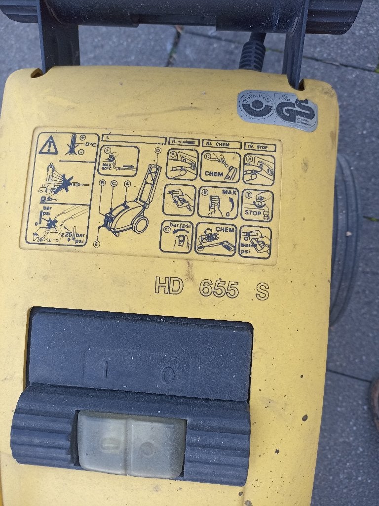 karcher professionnel hd 665 S, Jardin & Terrasse, Électrique, Kärcher, Avec pression d'eau réglable, Comme neuf