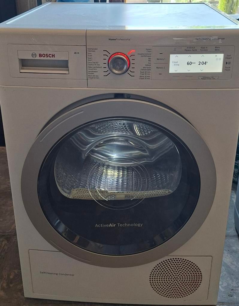 Droogkast merk Bosch A ++ 8kg, Elektronische apparatuur, Droogkasten, Ophalen, 6 tot 8 kg, Zo goed als nieuw, Voorlader