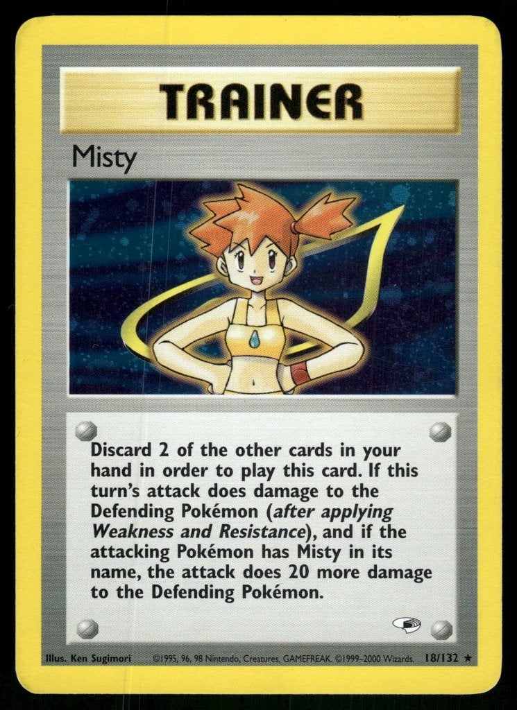 Misty 18/132 - Gym Heroes (NM), Verzenden, Gebruikt