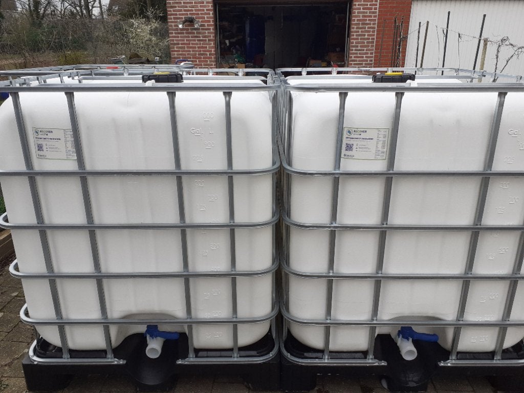 Cuve, citernes ibc 1000L  ANTI ALGUE ANTI UV Propre, Enlèvement, Comme neuf, Synthétique