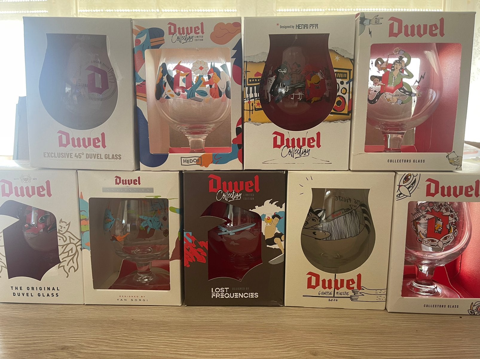 Duvel lot, Verzamelen, Ophalen, Zo goed als nieuw, Glas of Glazen, Duvel