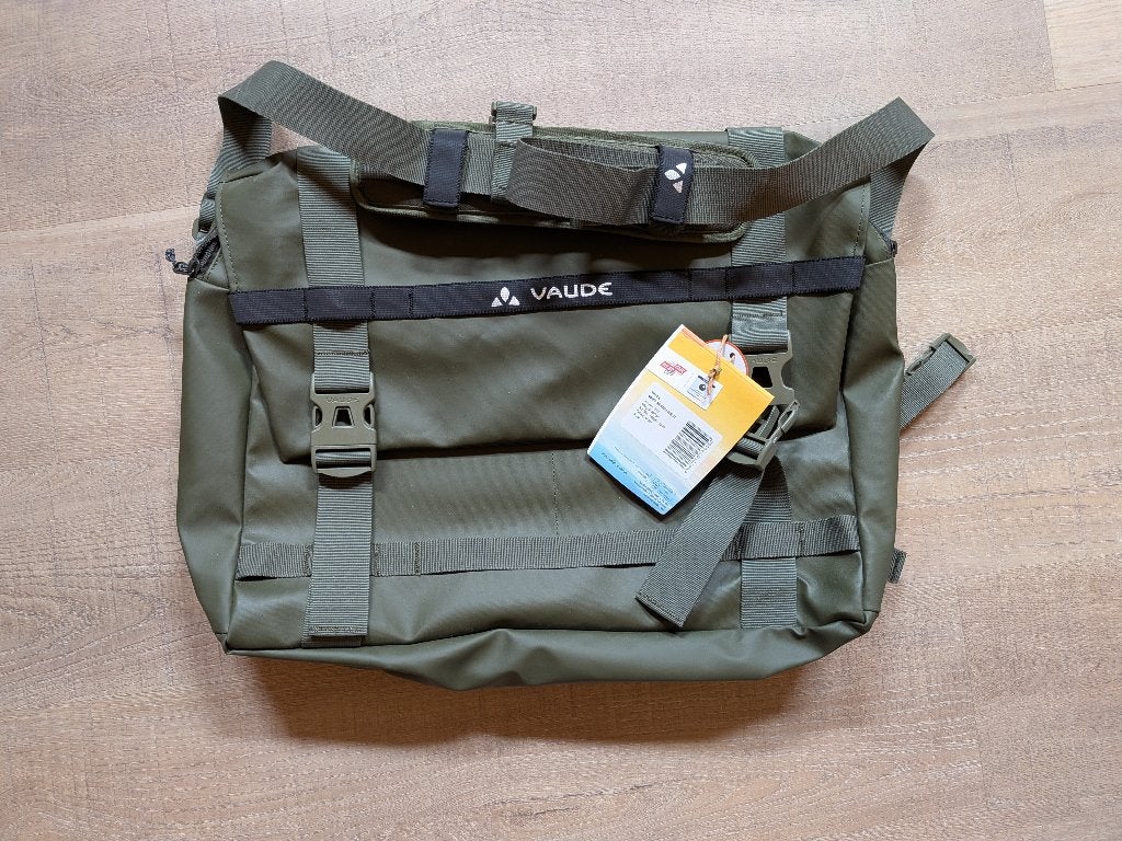 NIEUW | VAUDE Mineo 22 Messengerbag khaki - 22L, Ophalen of Verzenden, Nieuw, Groen, Overige merken