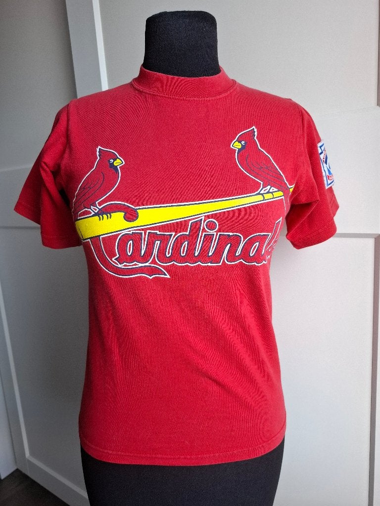 Vintage St. Louis Cardinals baseball Shirt Majestic Youth S, Sports & Fitness, Enlèvement ou Envoi, Utilisé, Baseball, Vêtements