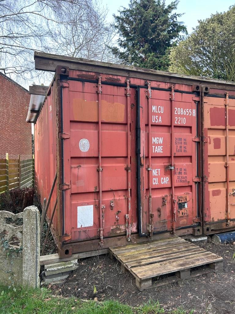 2x zeecontainers 6 x 2,5, Enlèvement