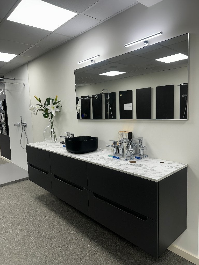 Badkamermeubel 240 cm incl. tablet, Neuf, 200 cm ou plus, Moins de 100 cm, Meuble lavabo