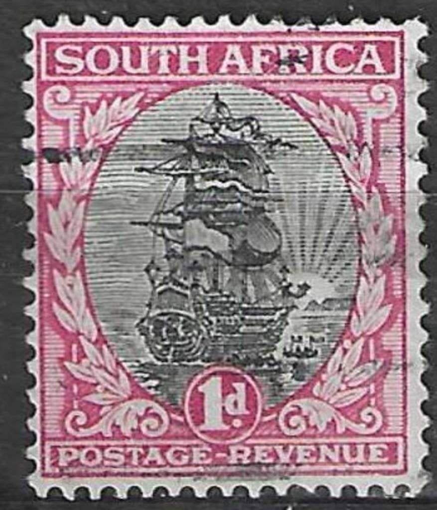 Afrique du Sud 1930/1936 - Yvert 39 - Navire Dromedari (ST), Timbres & Monnaies, Envoi, Afrique du Sud, Affranchi