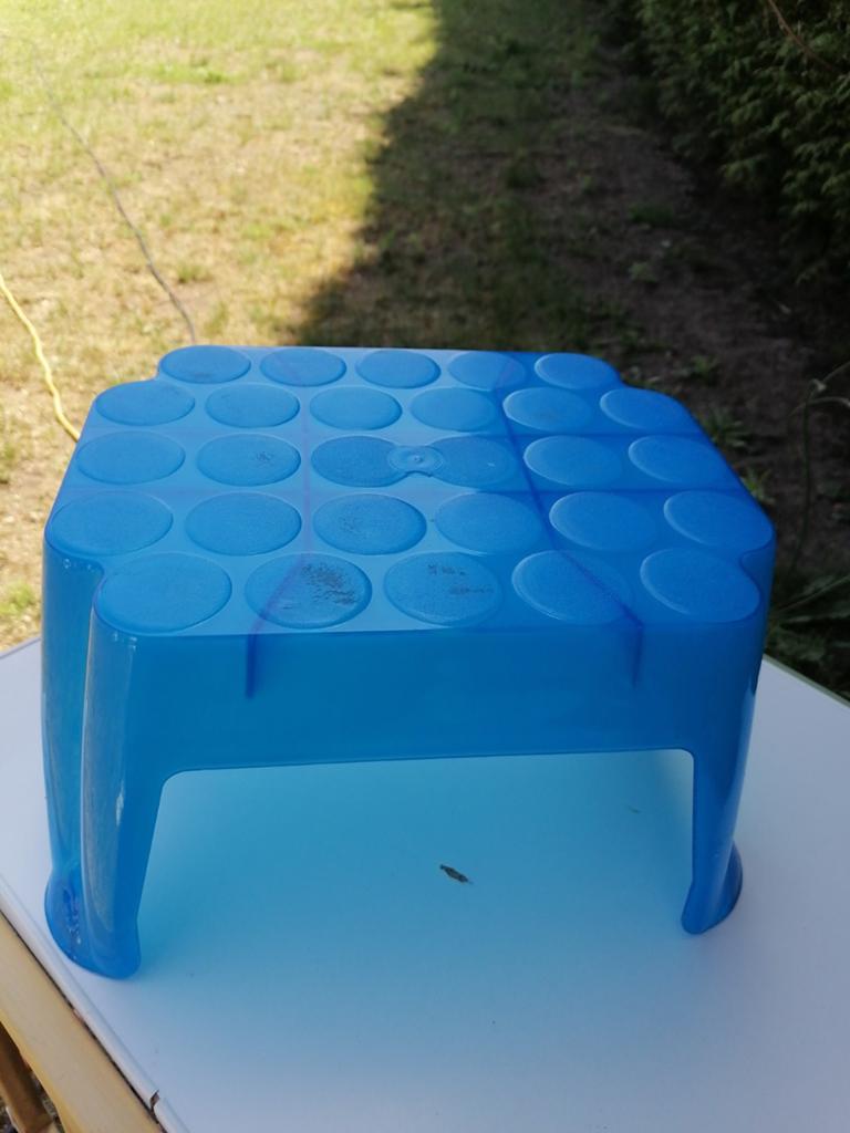 Blauw opstapje of verhoog, Ophalen of Verzenden
