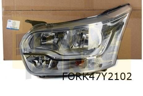 Ford Transit (2/14-) koplamp R (chrome/ SBL) Origineel! 2310, Neuf, -, -, Ford