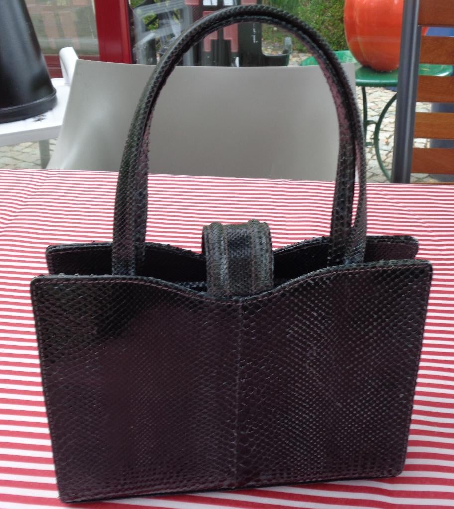 handtas, Handtassen en Accessoires, Tassen | Damestassen, Gebruikt, Handtas, Zwart, Ophalen of Verzenden