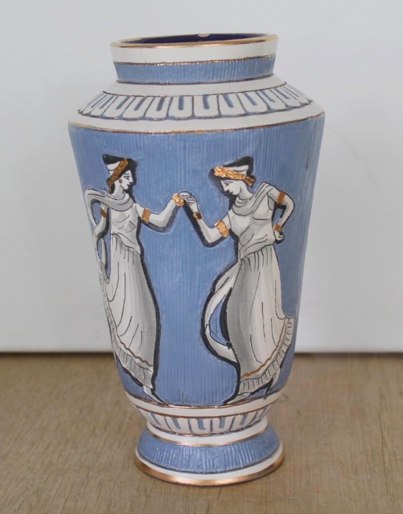 Deruta vaas, vintage jaren '50 Italiaanse Majolica, Antiek en Kunst, Verzenden