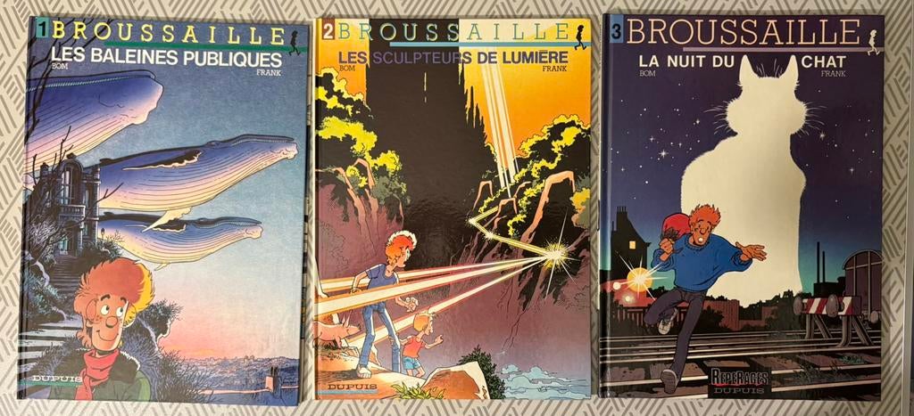 Broussaille – Frank & Bom – lot 3 BD Dupuis, Boeken, Stripverhalen, Gelezen, Ophalen of Verzenden