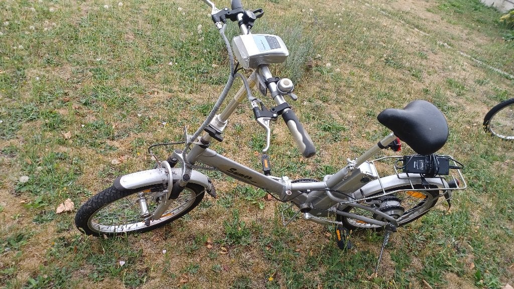 Vélo électrique pliant VAE SYMEX SYM88 gris - en panne, Frein à tambour, Moins de 10 vitesses, Enlèvement, Utilisé