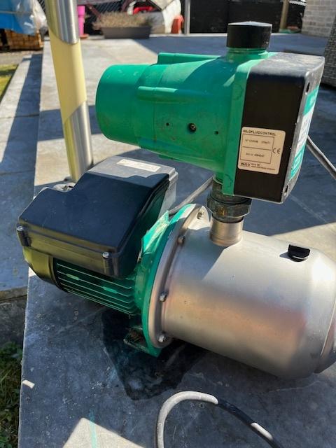waterrecuperatiepomp, Ophalen, Zo goed als nieuw