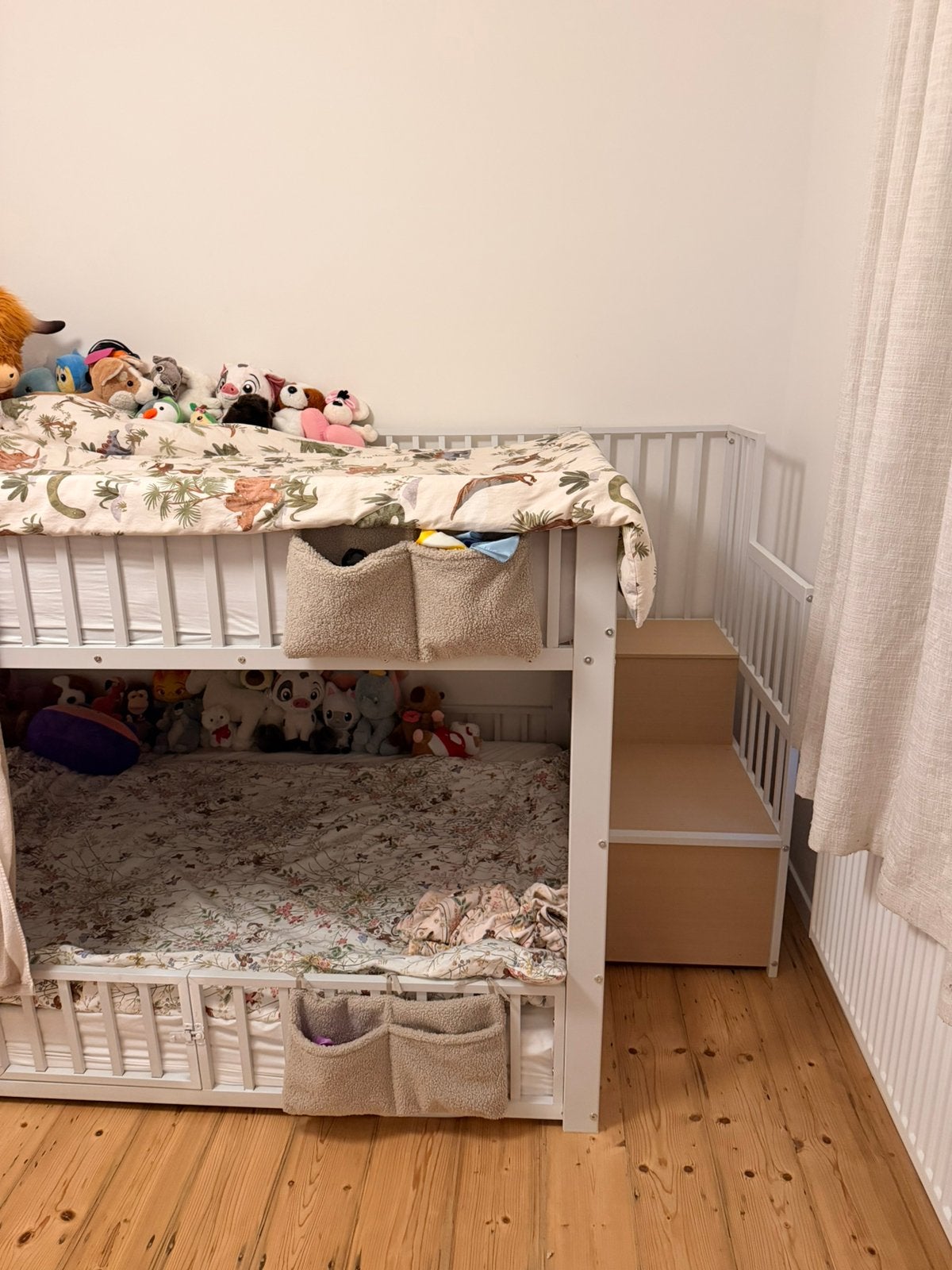 Stapelbed met 2 matrassen, Ophalen, Zo goed als nieuw, Stapelbed