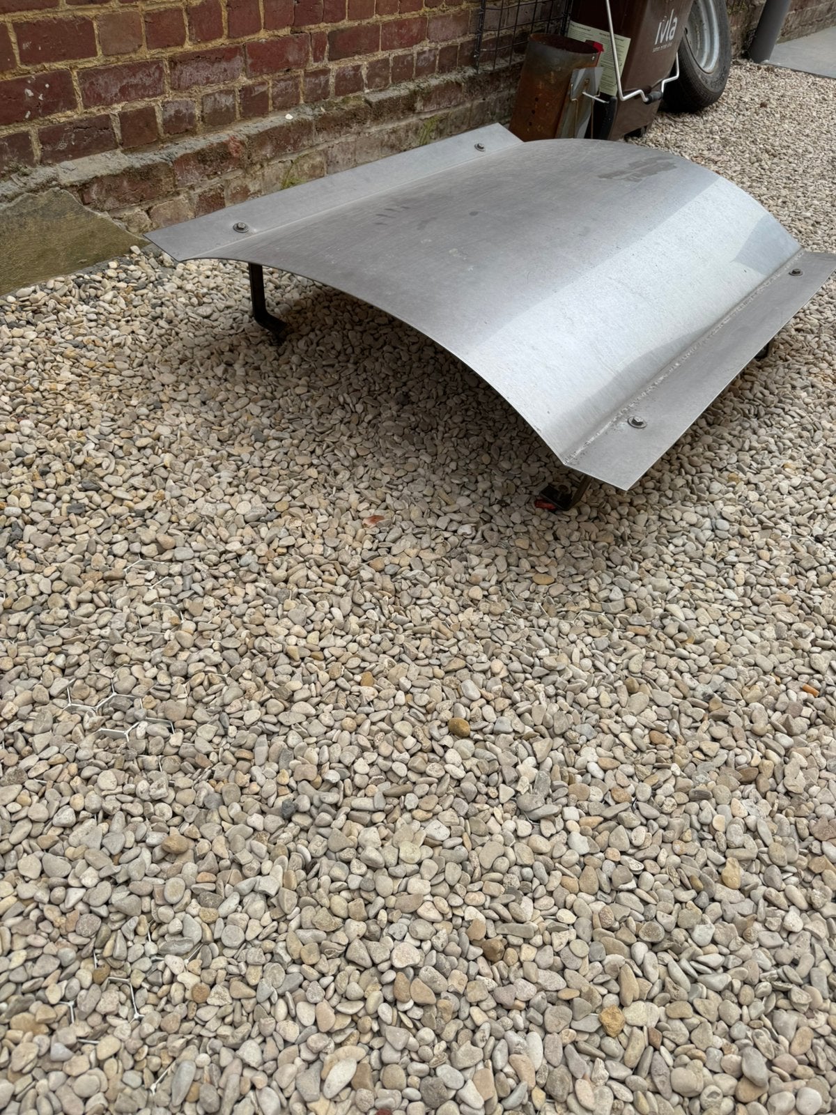 Inox schoorsteenkap, Ophalen, Gebruikt, Metaal, Overige typen