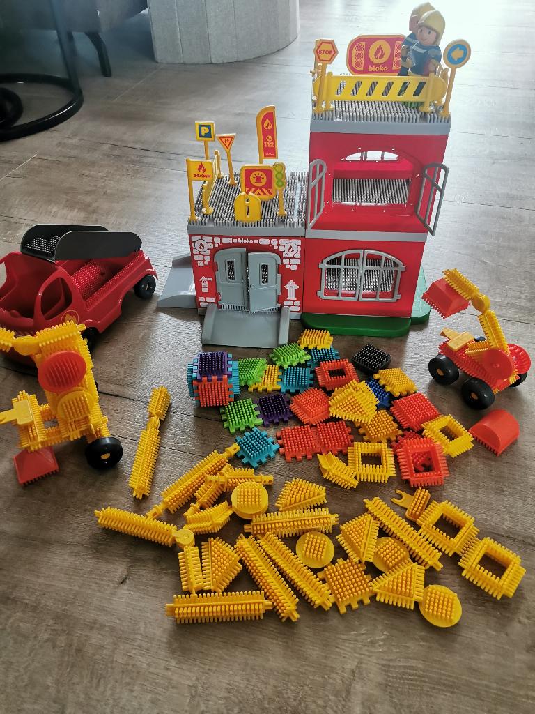 Construction bloko pompier, Kinderen en Baby's, Speelgoed | Bouwstenen, Ophalen, Zo goed als nieuw, Overige merken