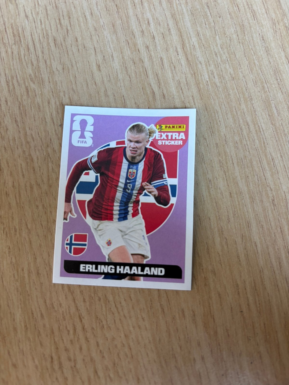 Autocollant supplémentaire Haaland Panini WC26, Envoi, Neuf, Autocollant