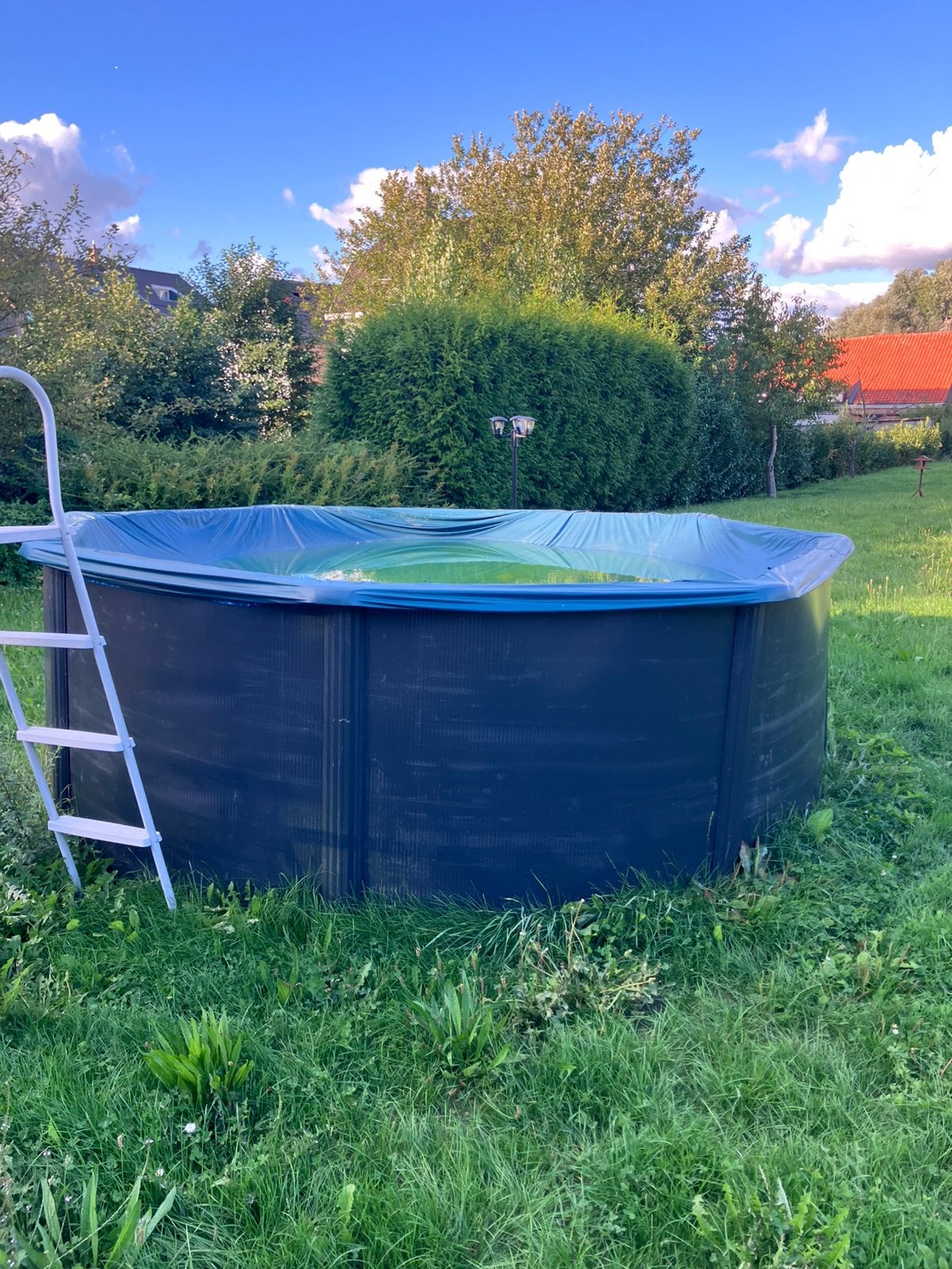 Piscine ronde, Jardin & Terrasse, 200 à 400 cm, Rond, Enlèvement, Utilisé