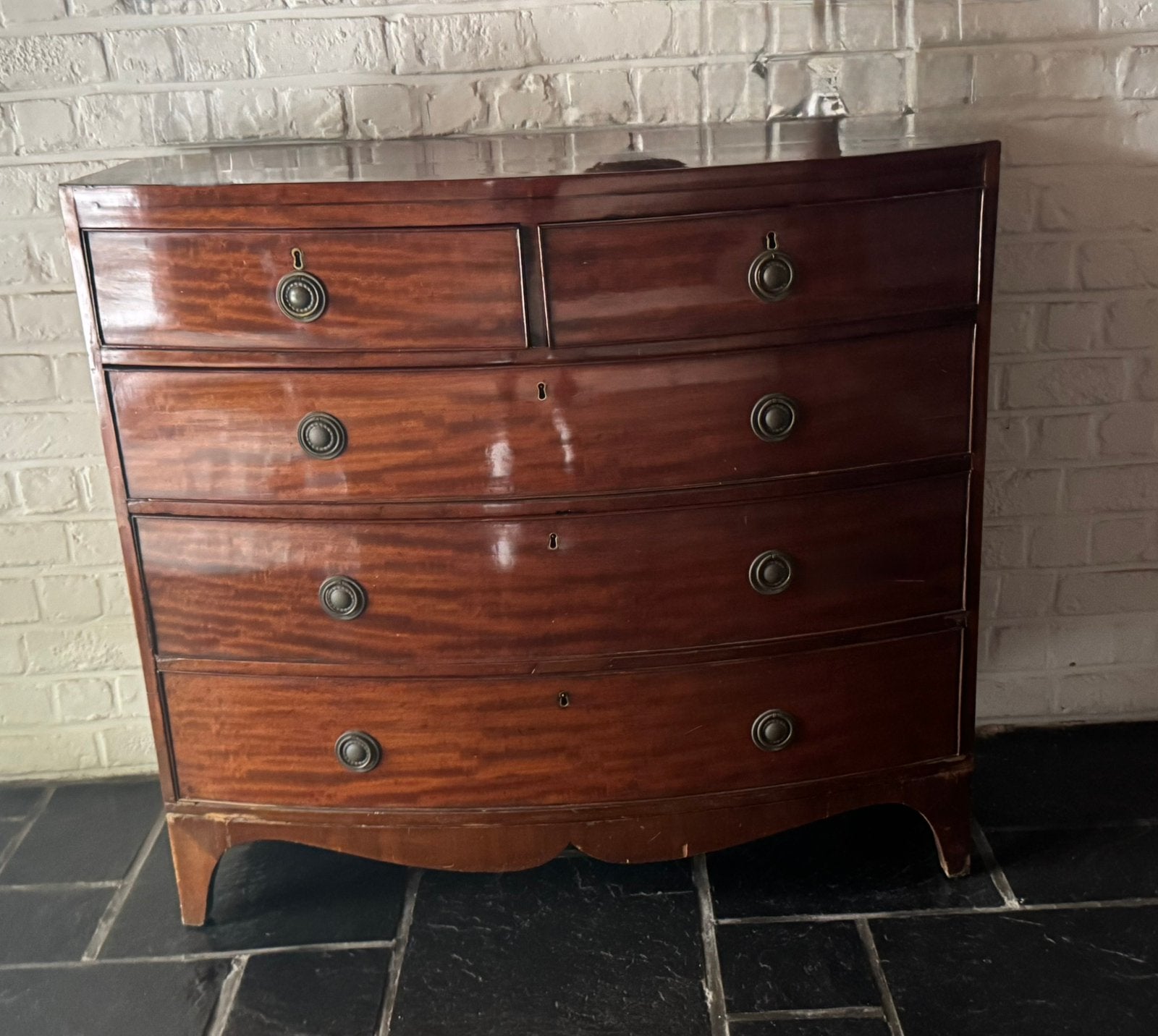 Commode style regency en acajou, Ophalen, Zo goed als nieuw