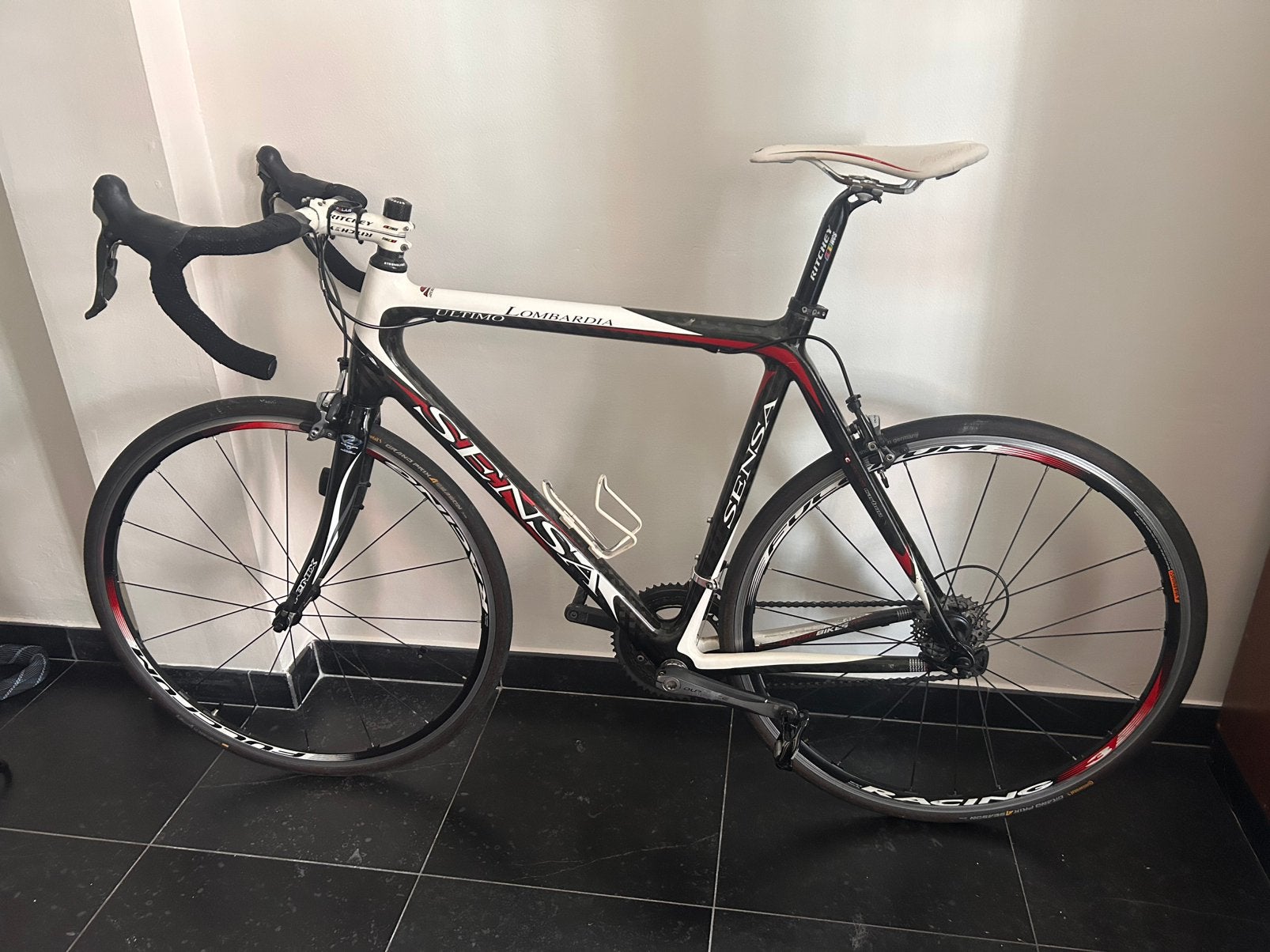 Sensa Lombardia carbonfiets met Dura Ace, Carbon, Heren, Zo goed als nieuw, Ophalen